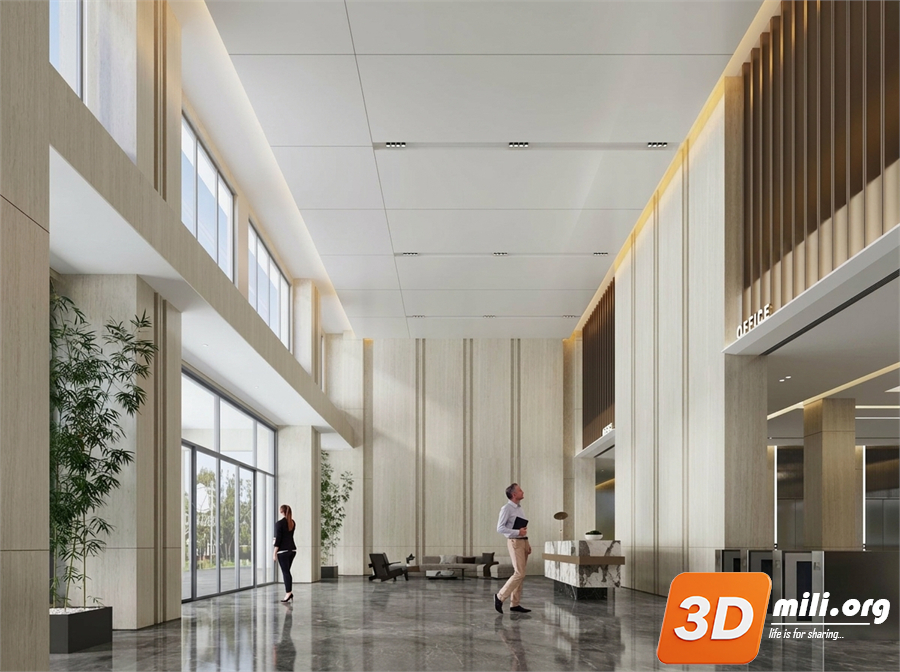 Lobby front desk Skp Files 